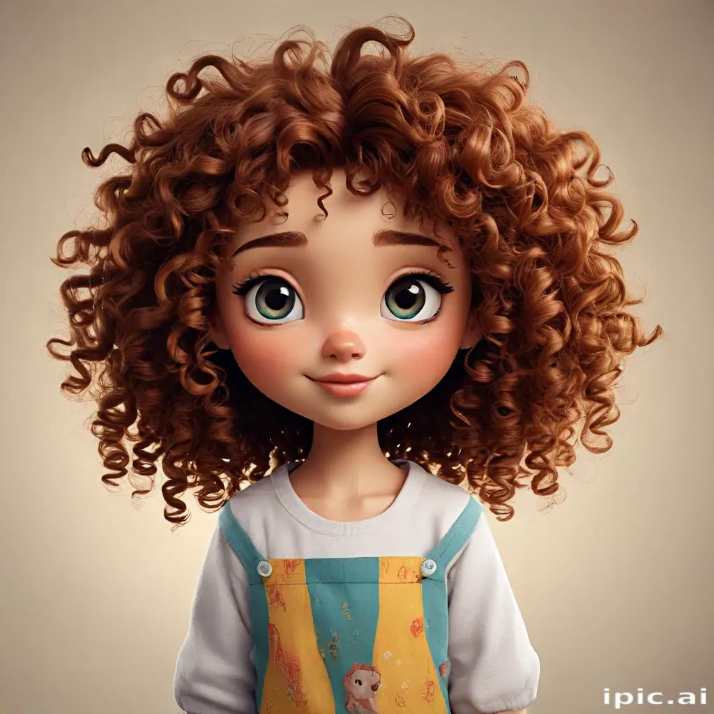 cartoon characters with curly hair