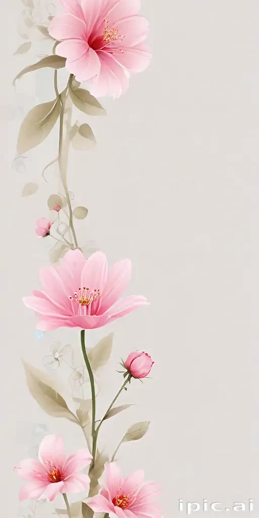 flower background transparent