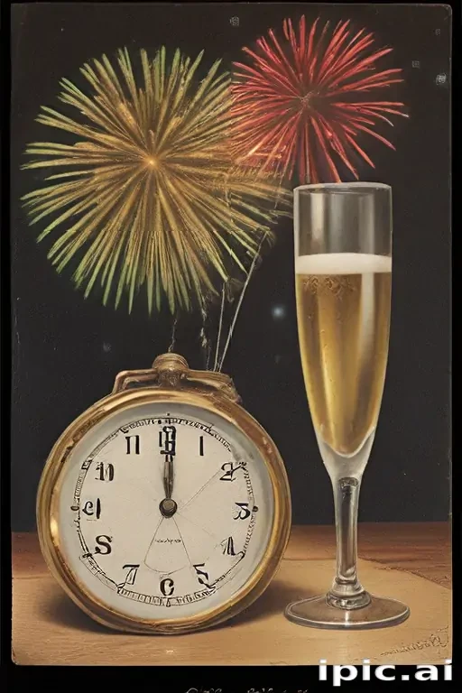 vintage new years images