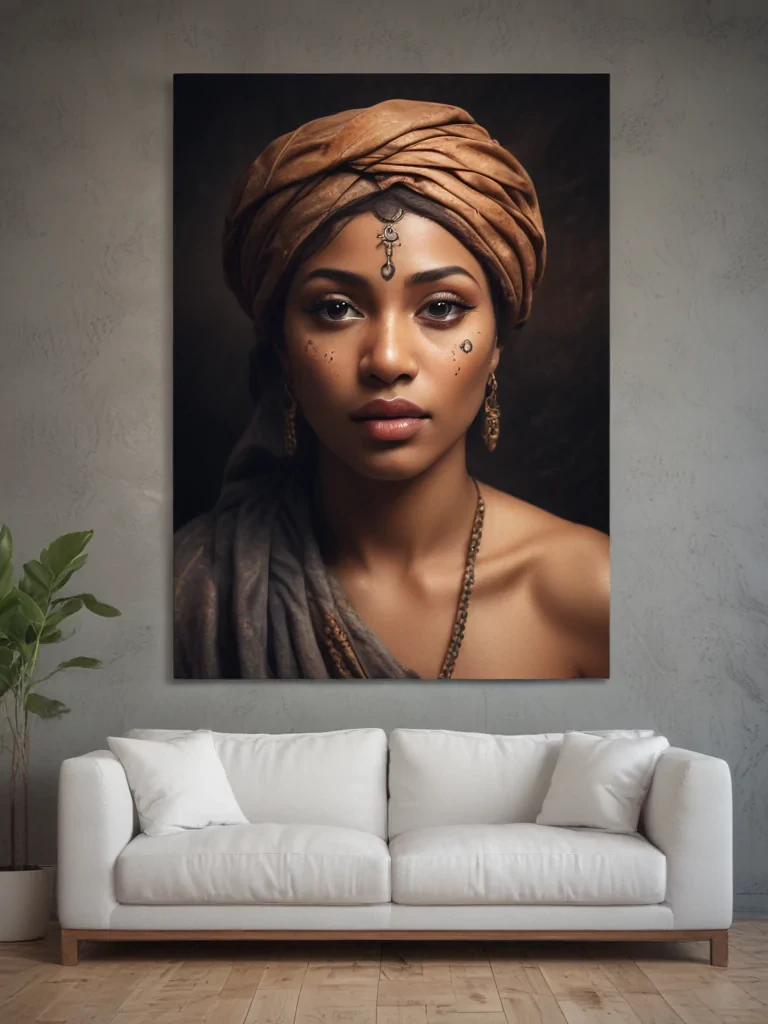 wall art mock up
