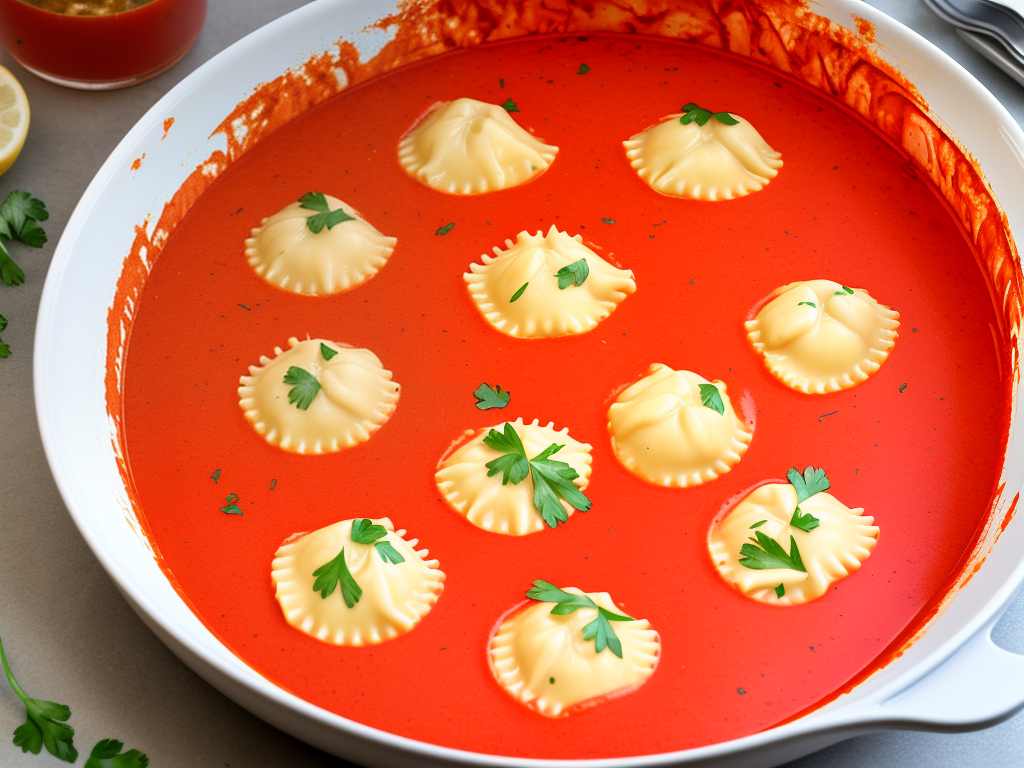 vodka sauce for lobster ravioli