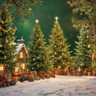 christmas wallpaper green
