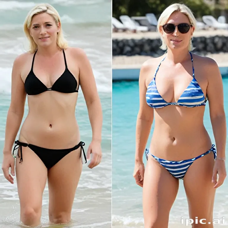 marine le pen bikini