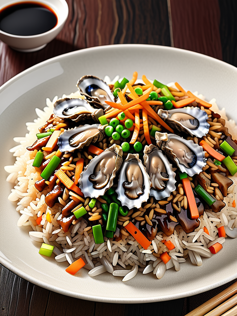 oyster sauce with fried rice