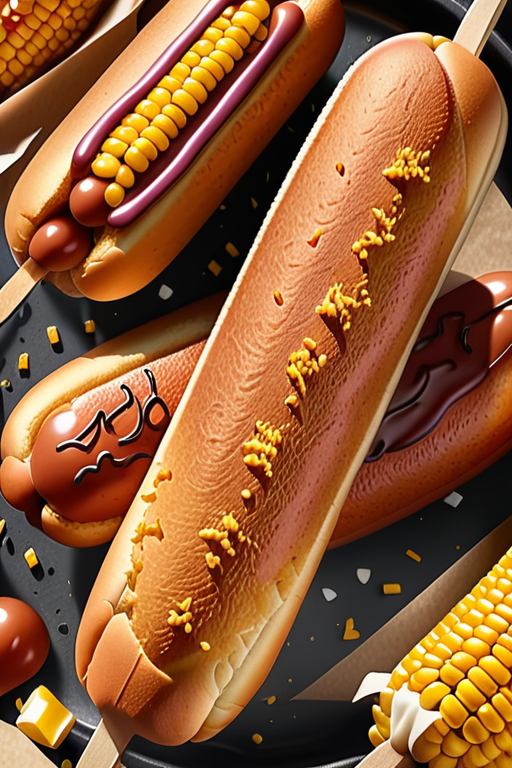 how long to air fry corn dog