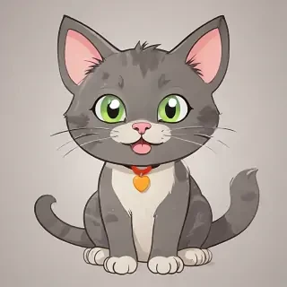 cartoon cat clip art