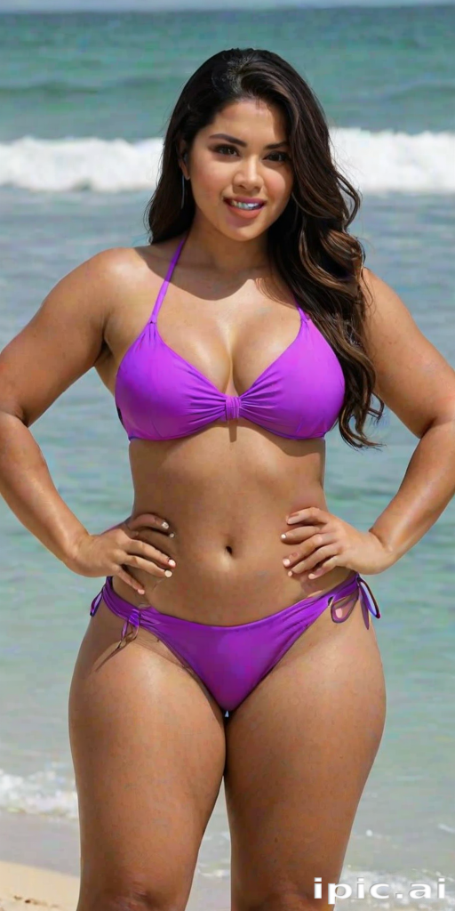 thick latina in bikini