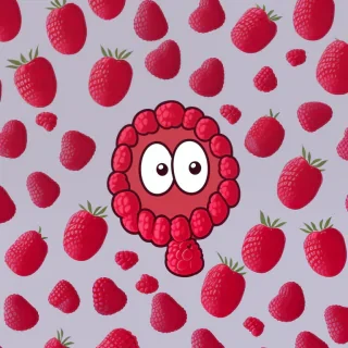 raspberry cartoon