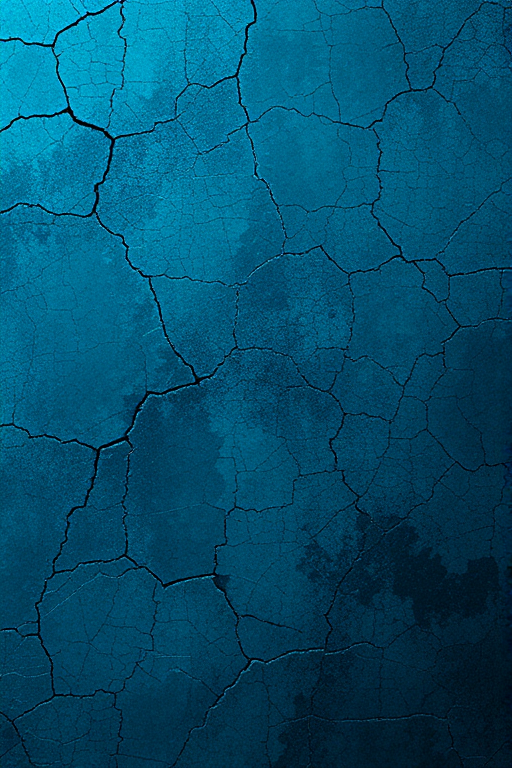Create a textured abstract background with deep blue and green hues, showcasing intricate cracks and variations in tone, captured with a DSLR camera, 50mm lens at f/2.8, ISO 100, shutter speed 1/60s, with a slight vignette effect for added depth.