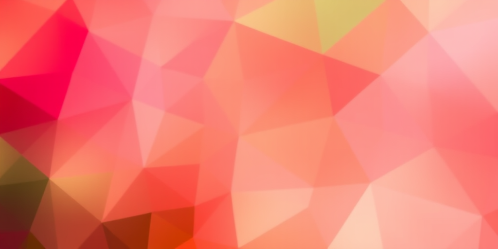Create an abstract geometric background with vibrant shades of green, red, and pink using a DSLR camera at f/8, ISO 100, 24mm focal length, in a shallow depth of field, with a soft focus effect to enhance image quality.