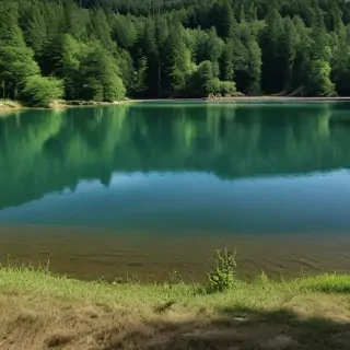 background lake