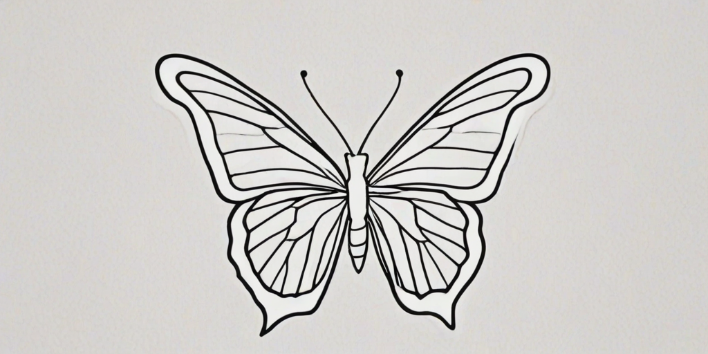 butterfly outline