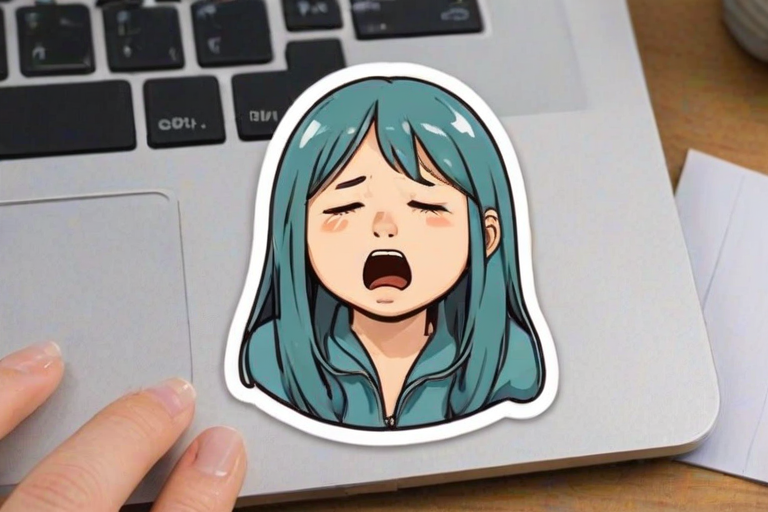 crying sticker