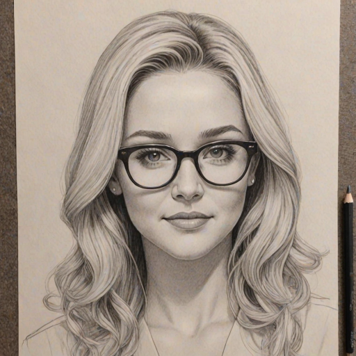 Superb Amanda Bynes, pencil sketch, portrait of Stunning woman 1957s in glasses, hair style beatnik, outline, clear lines, fine lines, 8k