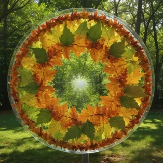 leaf circle