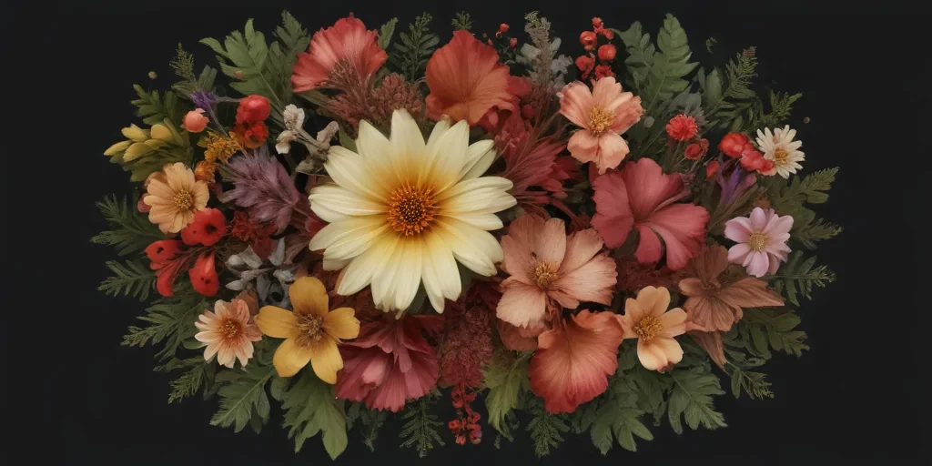 pressed flower png
