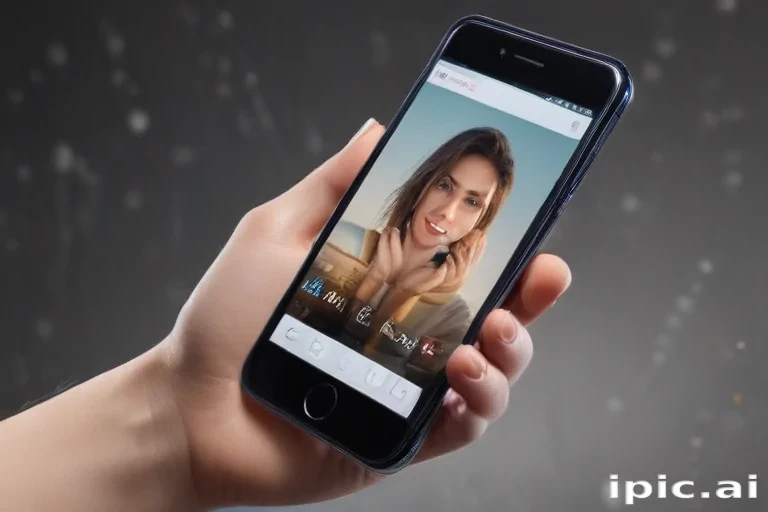 holding a phone