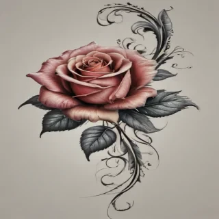 rose tattoo png