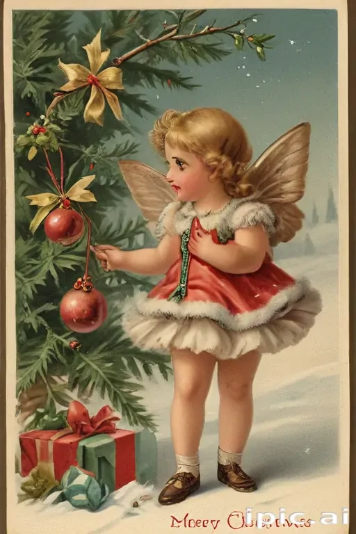vintage merry christmas image