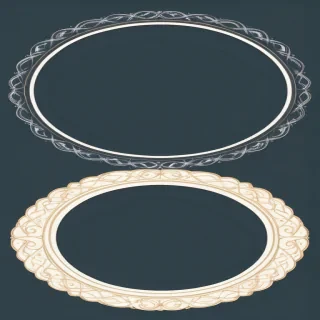 circular frame clipart