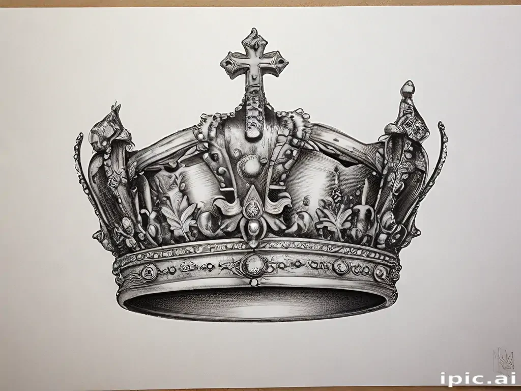 crown drawing