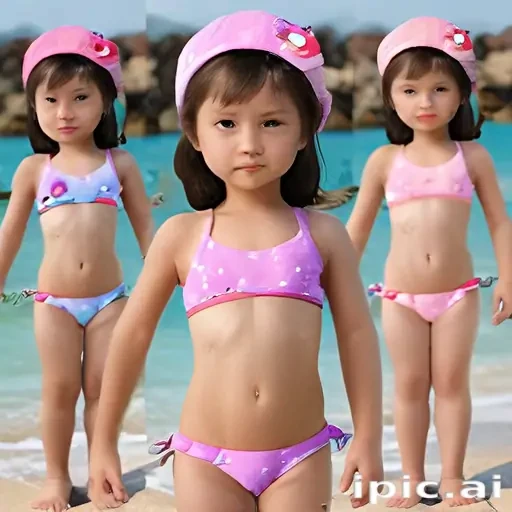 ai little girl in bikini