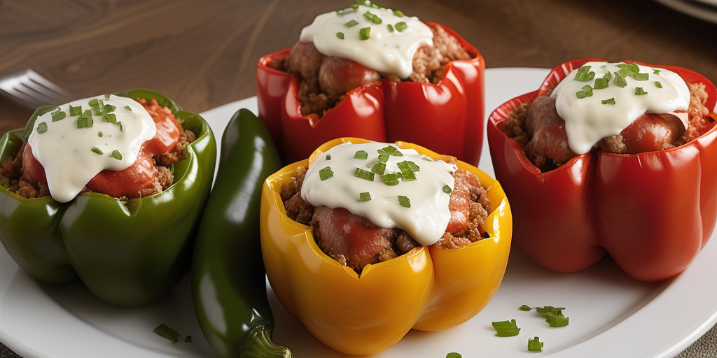 stuffed peppers with cream cheese and sausage