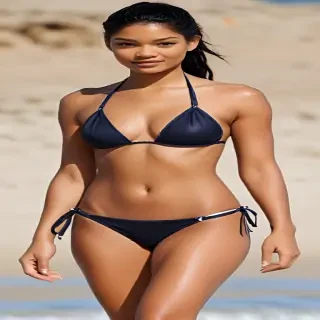 Chanel Iman in bikini