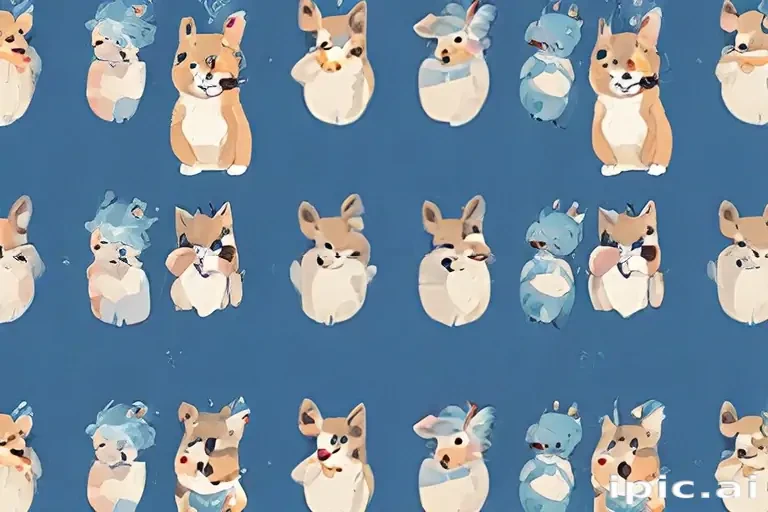 cute blue background