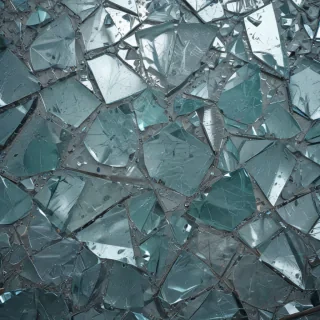 broken glass texture