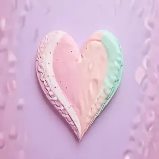 pastel heart wallpaper