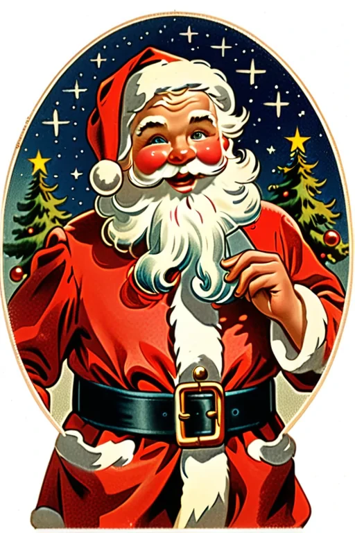 santa claus vintage images