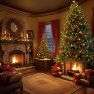old fashioned christmas pictures