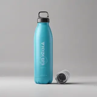 water bottle mockup