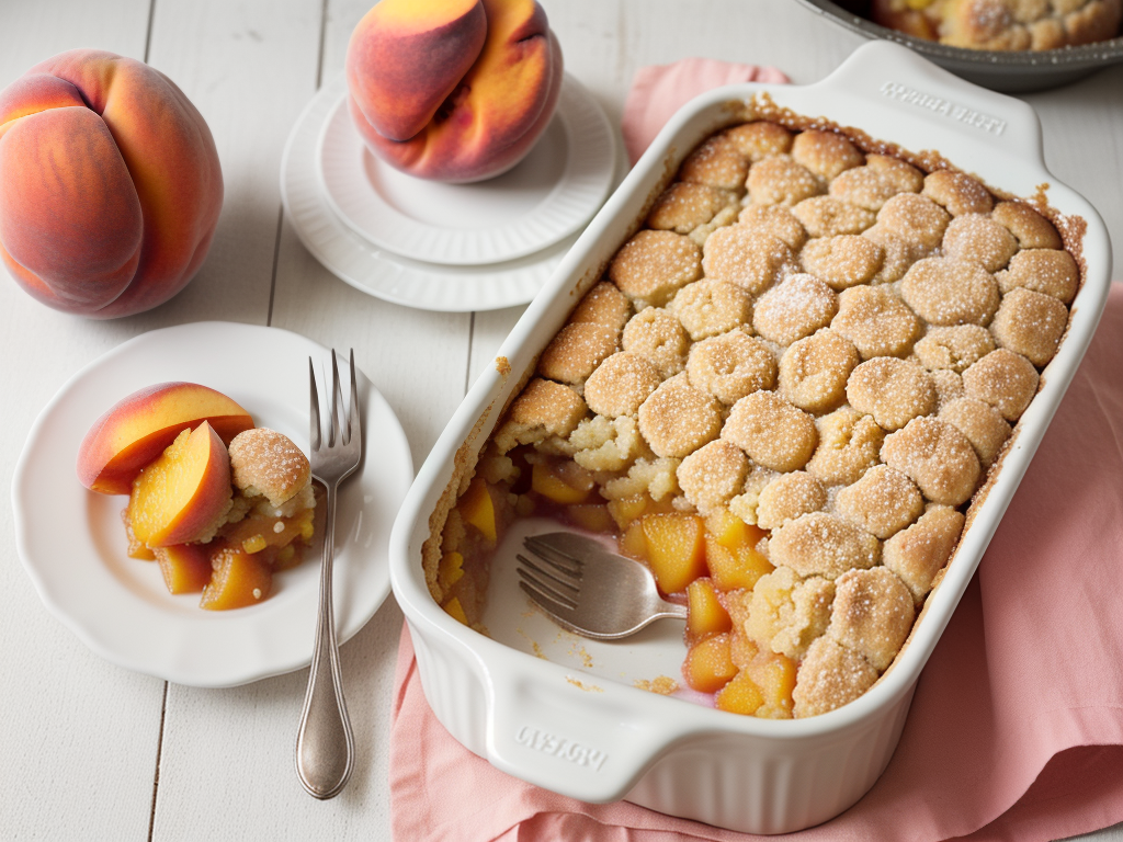 easy recipe for peach cobbler with cake mix