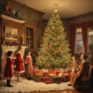 vintage christmas images to print