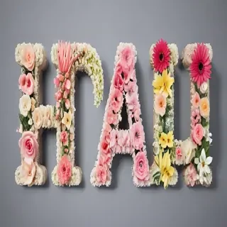 floral letters