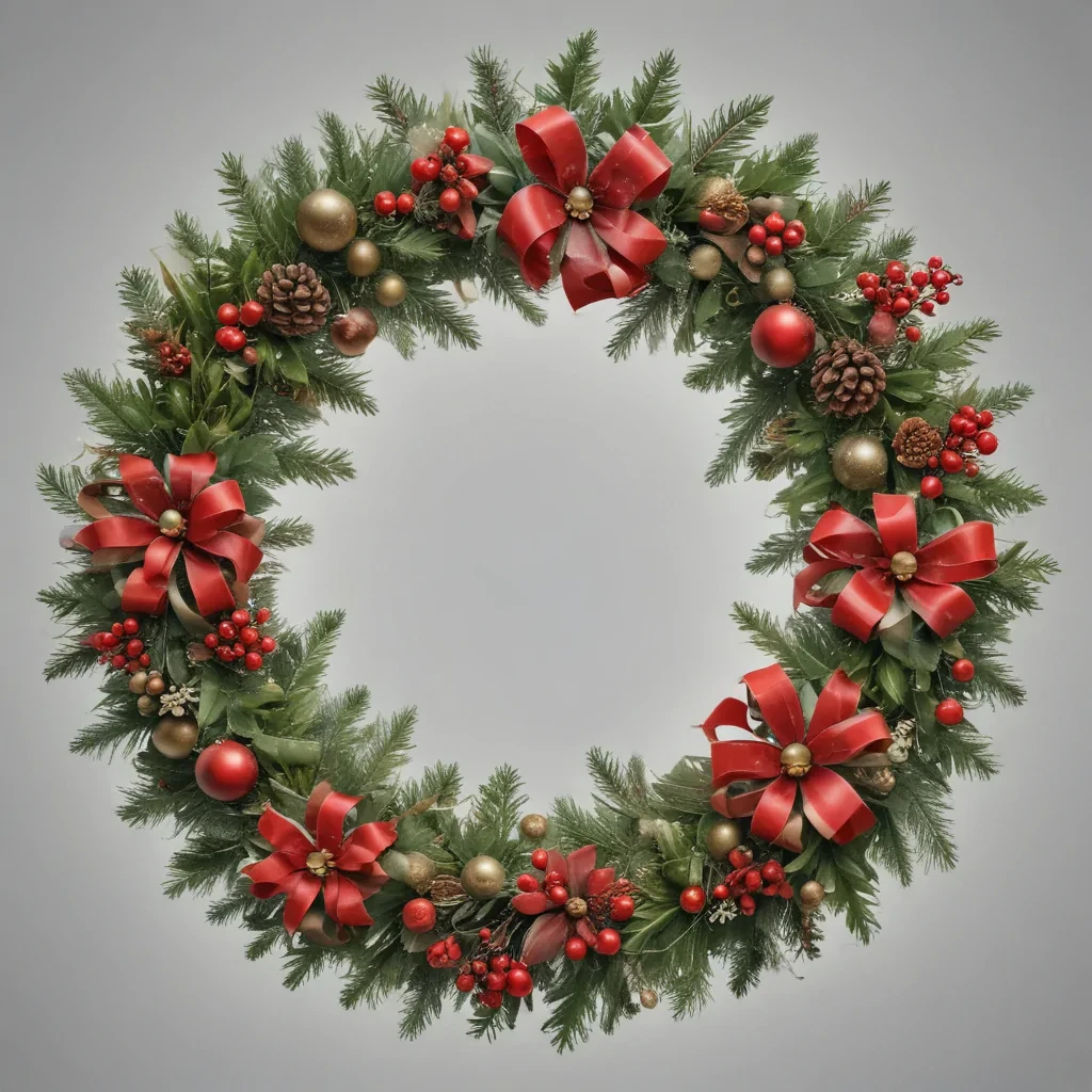 christmas wreath transparent