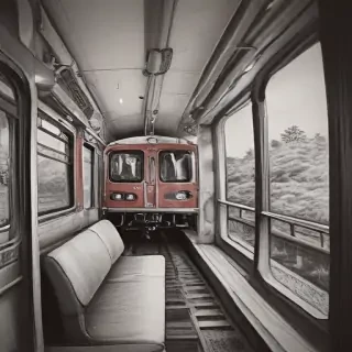 train drawing