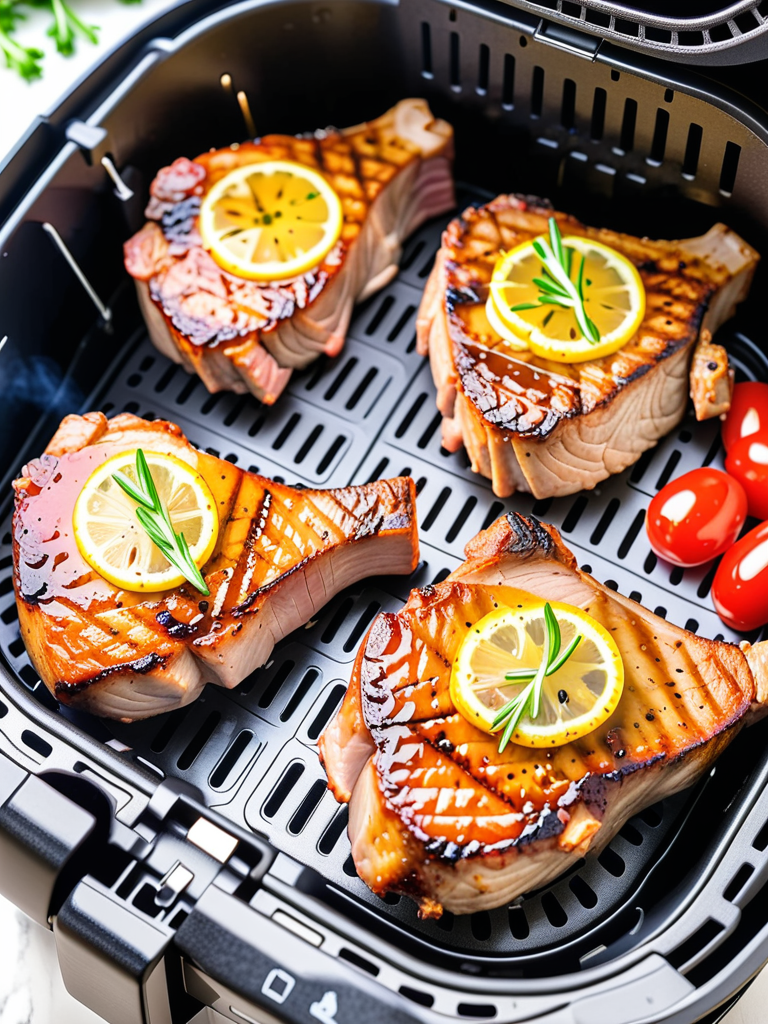 shake and bake pork chops in air fryer