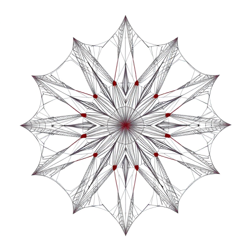 Generate a high-resolution 3D wireframe mesh pattern resembling a star shape with sharp points, captured with a DSLR camera, using a 50mm lens at f/8 aperture, ISO 100, and a shutter speed of 1/250s, in a clean white background for contrast.