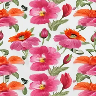 flowers with white background