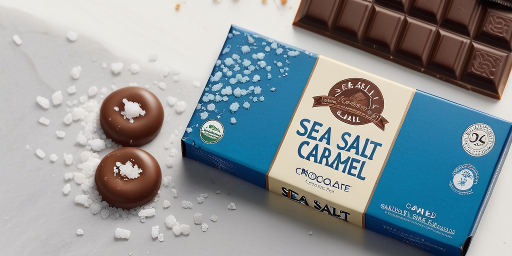 sea salt and caramel chocolate