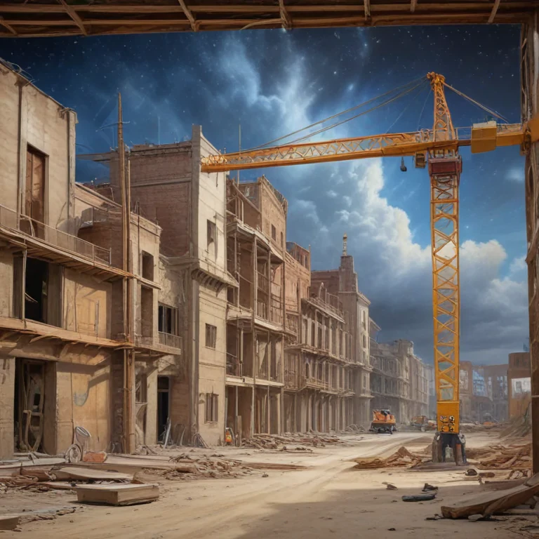 construction site background