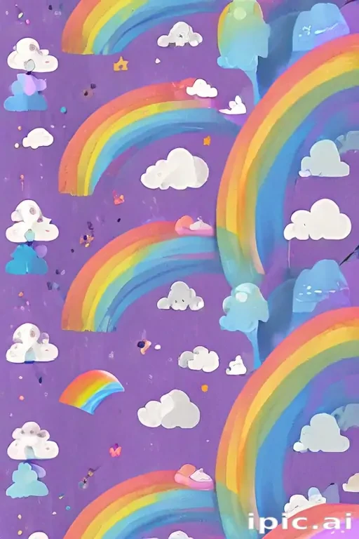 cute rainbow backgrounds