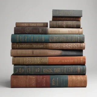 book stack png