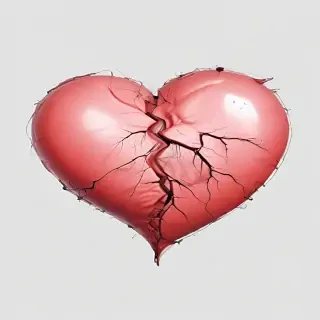 broken heart transparent