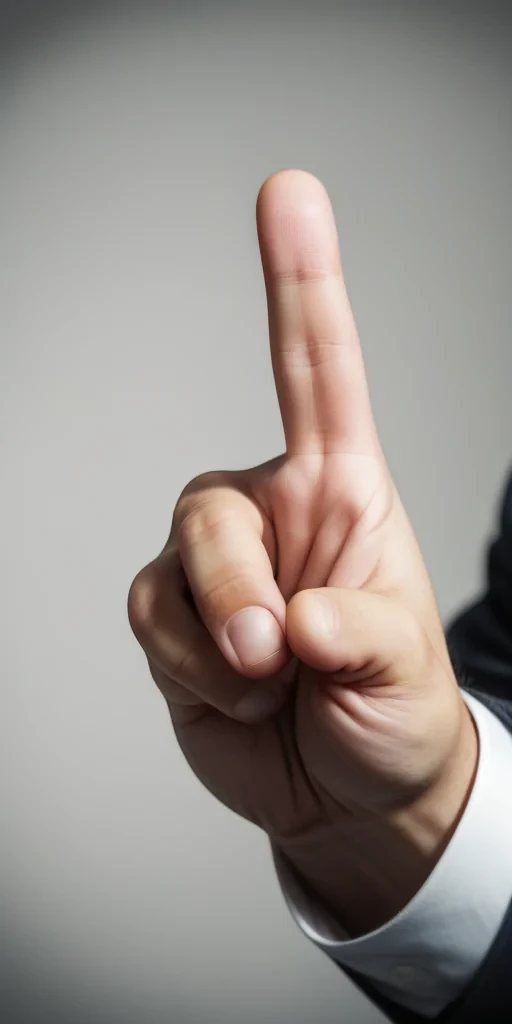 finger pointing at you