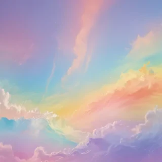 pastel rainbow bg
