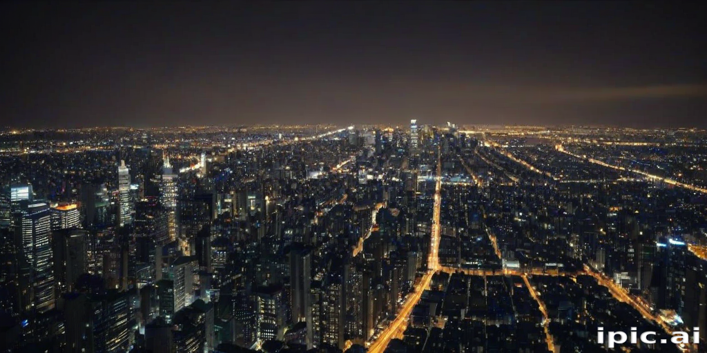 city lights background
